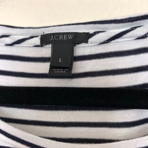 JCREW striped long sleeve shirt